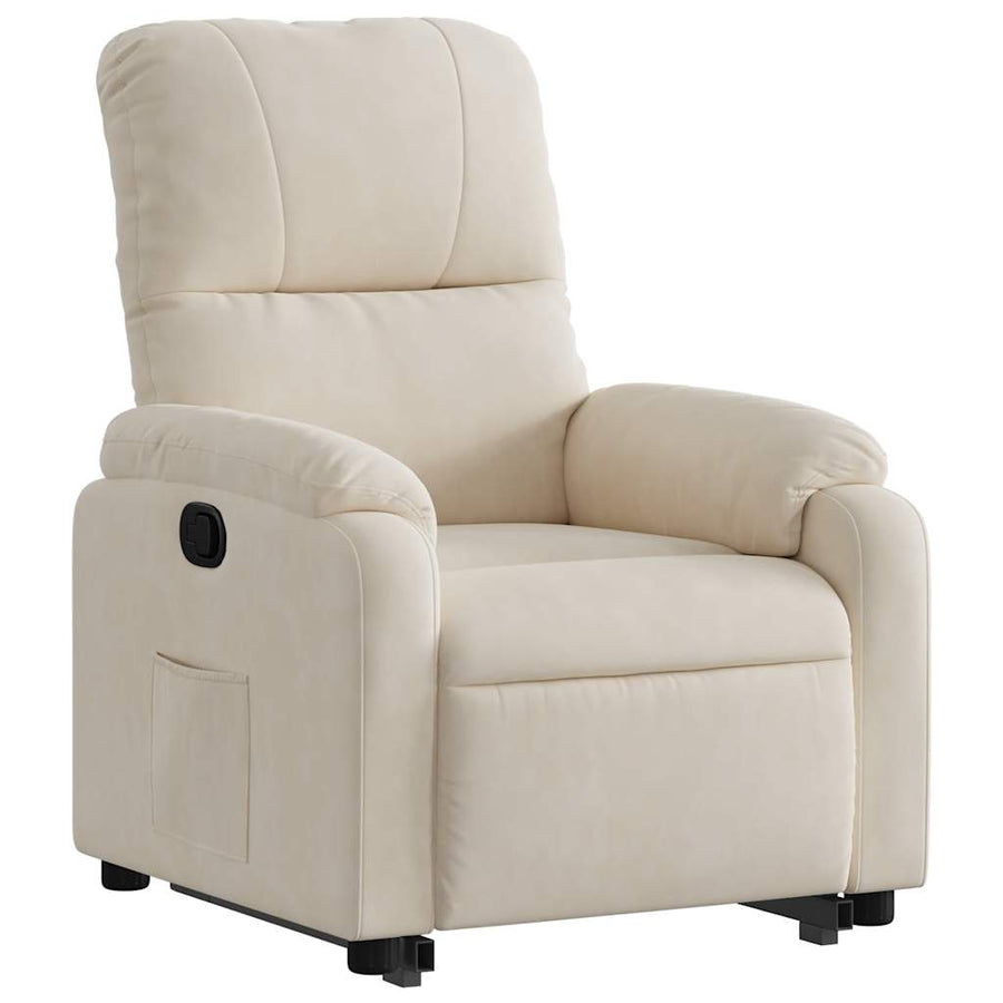 Sta-Op-Stoel Verstelbaar Microvezelstof Beige 1 Nee