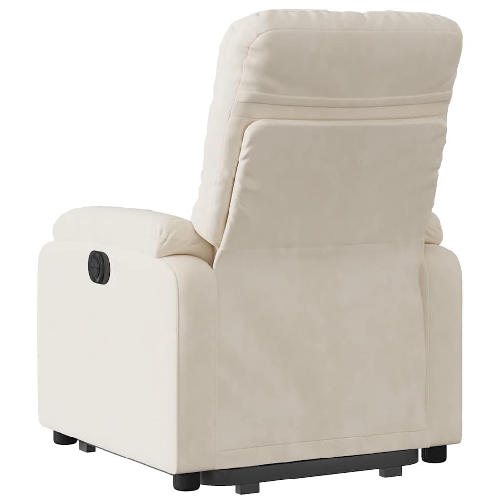 Sta-Op-Stoel Verstelbaar Microvezelstof Beige 1 Nee
