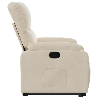Sta-Op-Stoel Verstelbaar Microvezelstof Beige 1 Nee