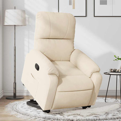 Sta-Op-Stoel Verstelbaar Microvezelstof Beige 1 Nee