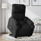 Electric lift chair adjustable microfiber black