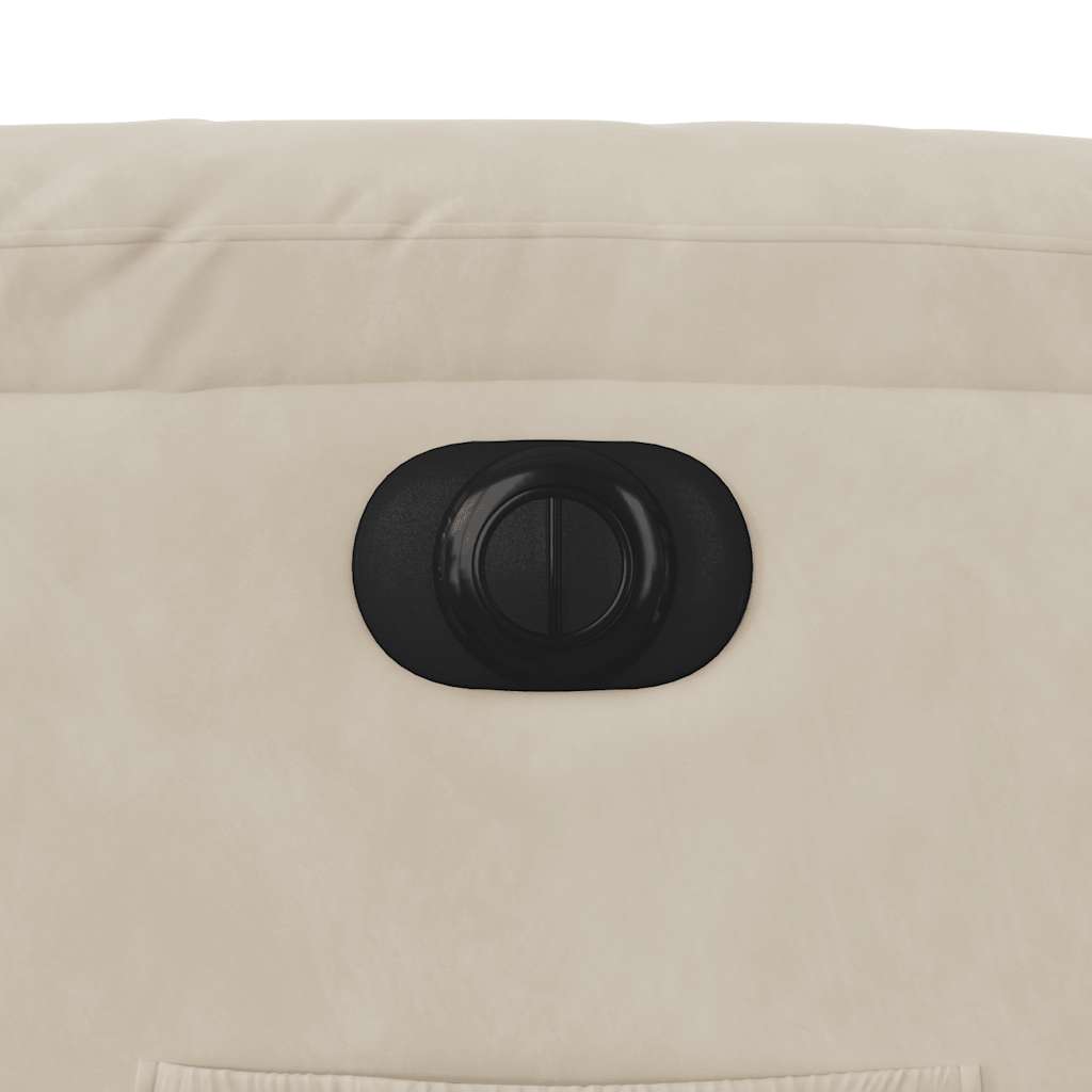 Sta-Op-Stoel Microvezelstof Beige Nee Elektrisch verstelbaar