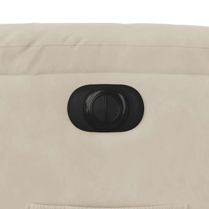 Sta-Op-Stoel Microvezelstof Beige Nee Elektrisch verstelbaar