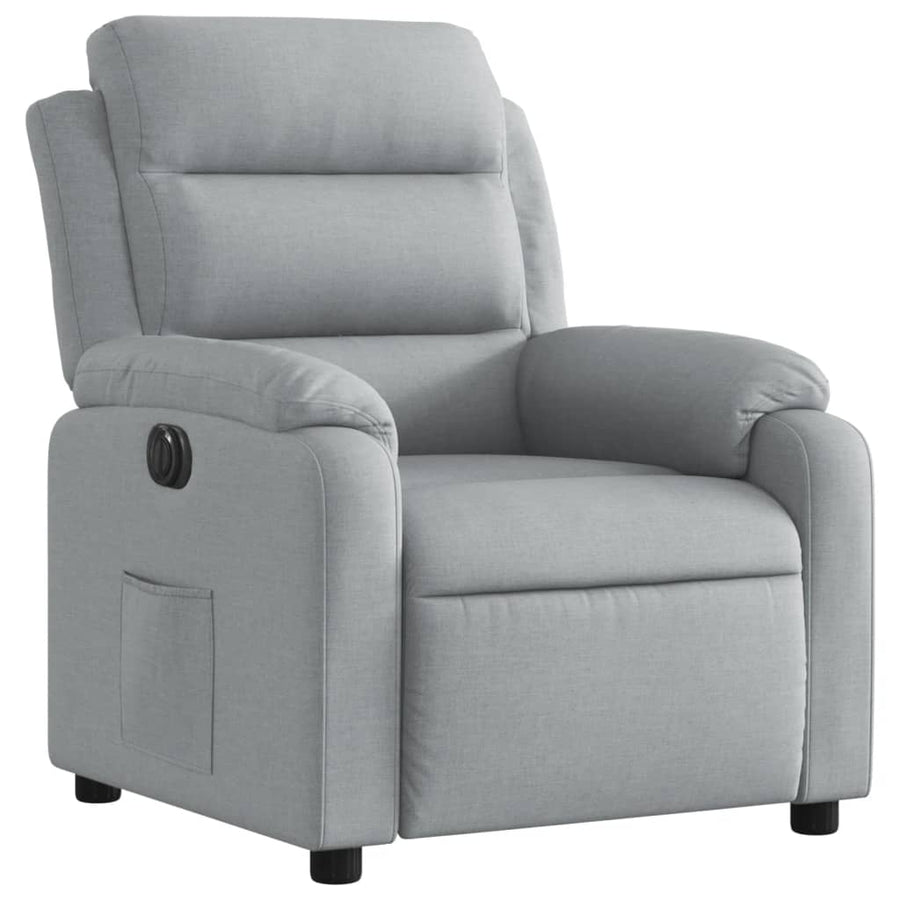 Fauteuil Stof Lichtgrijs Nee Elektrisch verstelbaar