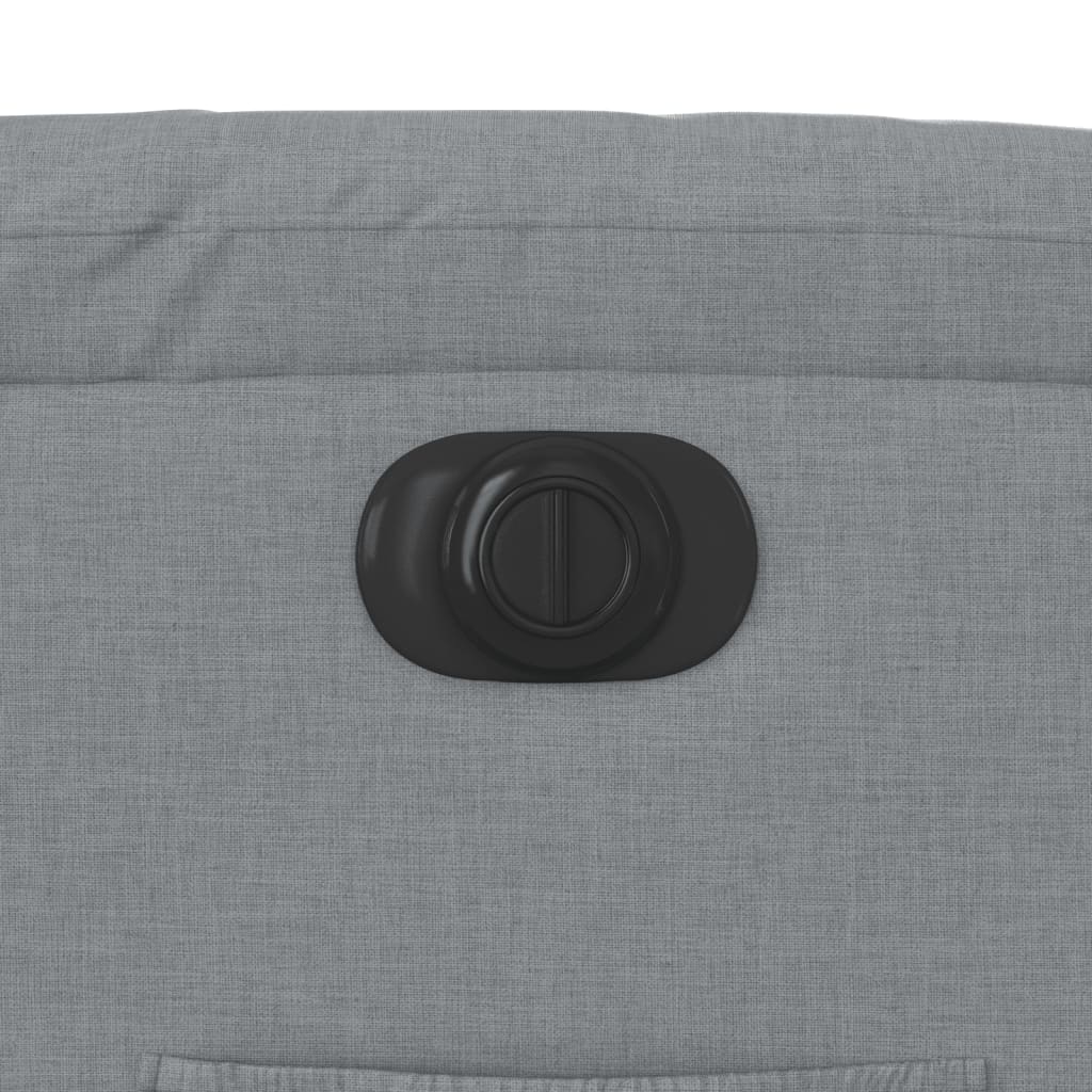 Fauteuil Stof Lichtgrijs Nee Elektrisch verstelbaar