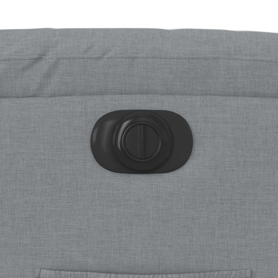 Fauteuil Stof Lichtgrijs Nee Elektrisch verstelbaar