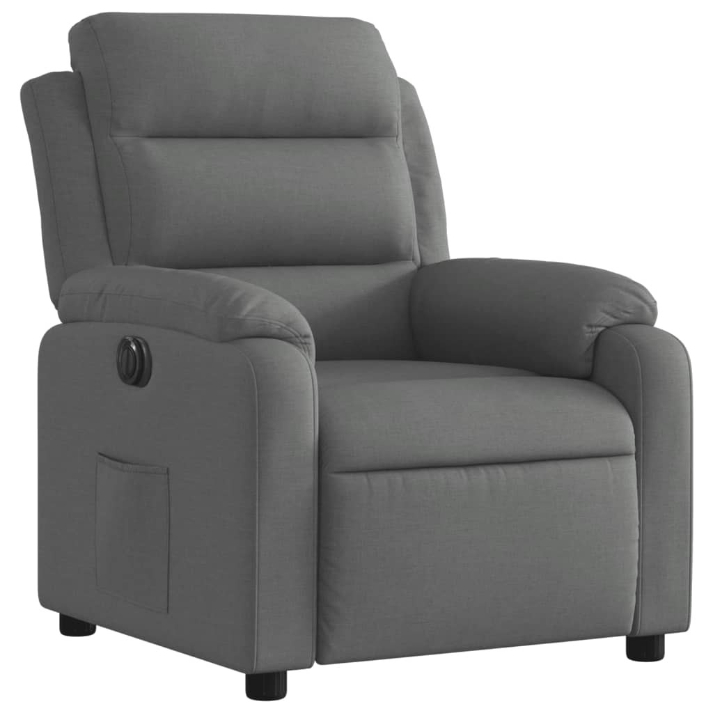 Fauteuil Stof Donkergrijs Nee Elektrisch verstelbaar