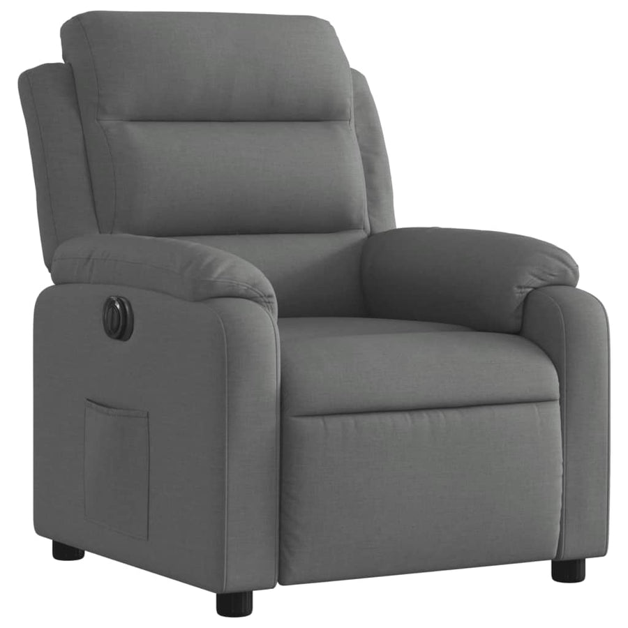 Fauteuil Stof Donkergrijs Nee Elektrisch verstelbaar