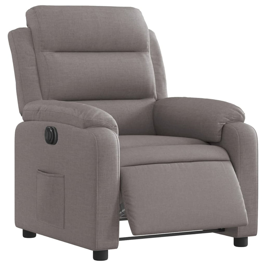 Fauteuil Verstelbaar Elektrisch Stof Taupe Nee Elektrisch verstelbaar