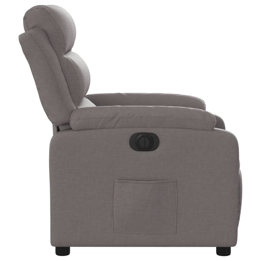 Fauteuil Verstelbaar Elektrisch Stof Taupe Nee Elektrisch verstelbaar