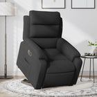 Electric Recliner Chair, Black Fabric