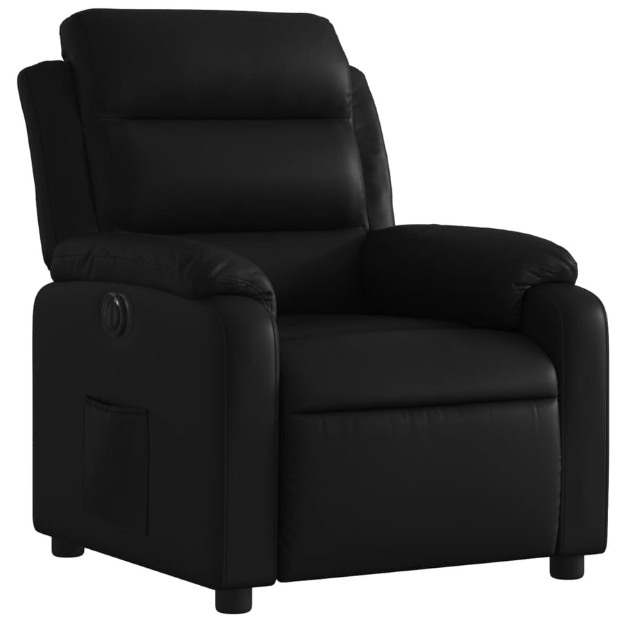 Fauteuil Kunstleer Zwart Nee Elektrisch verstelbaar