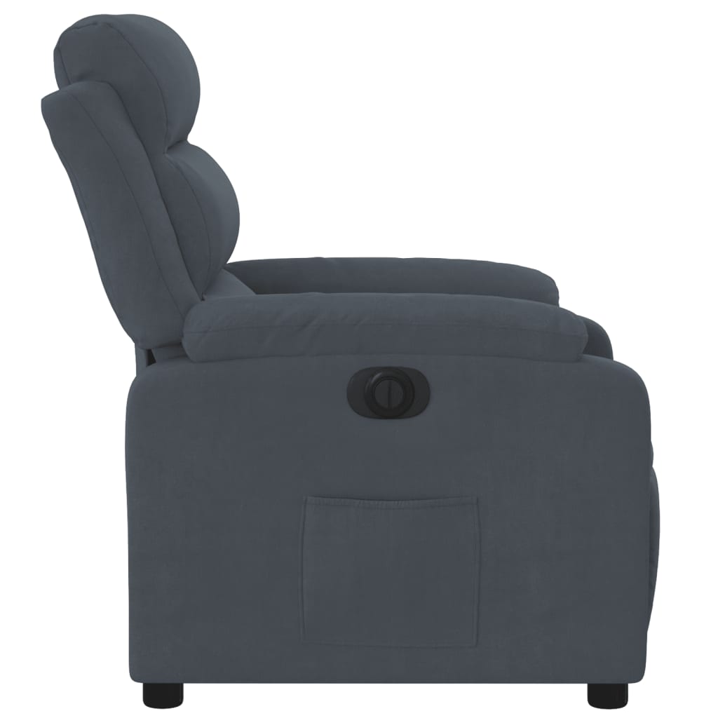 Fauteuil Stof Donkergrijs Nee Elektrisch verstelbaar