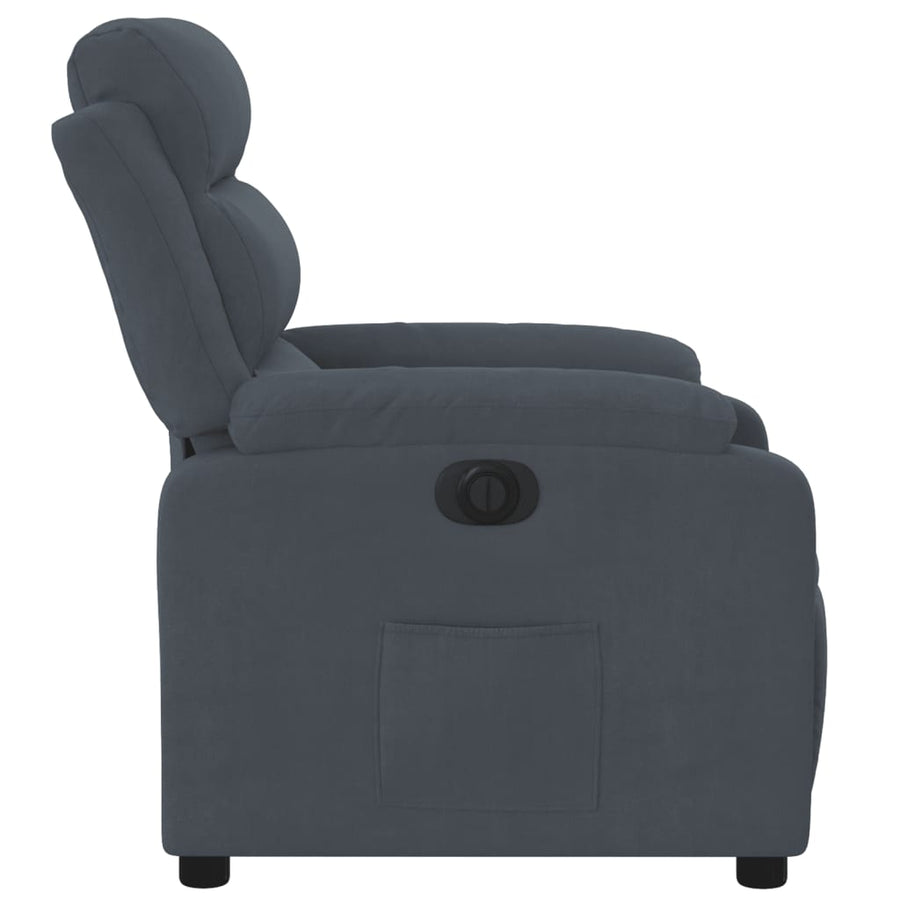 Fauteuil Stof Donkergrijs Nee Elektrisch verstelbaar