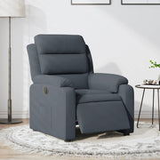 Fauteuil elektrisch verstelbaar stof donkergrijs 75x92.5x100 cm