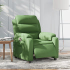 Fauteuil elektrisch verstelbaar fluweel lichtgroen