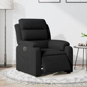 Fauteuil elektrisch verstelbaar stof zwart