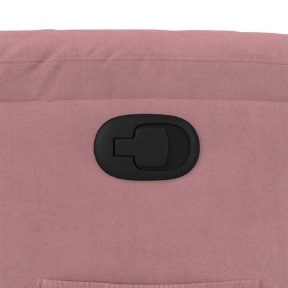 Sta-op-stoel verstelbaar fluweel roze