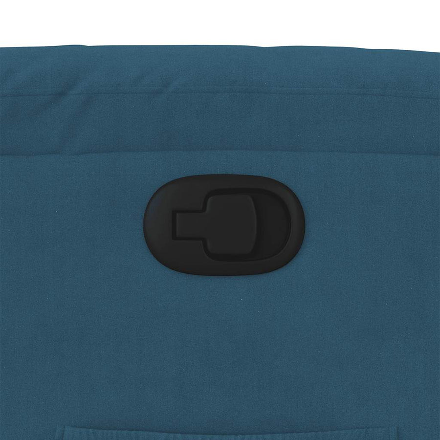 Sta-Opstoel Verstelbaar Fluweel Blauw 1 Nee
