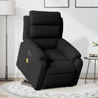 Electric reclining massage chair black velvet
