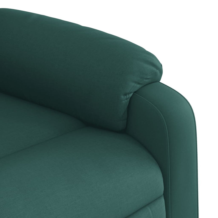Fauteuil verstelbaar elektrisch stof donkergroen 1 Nee