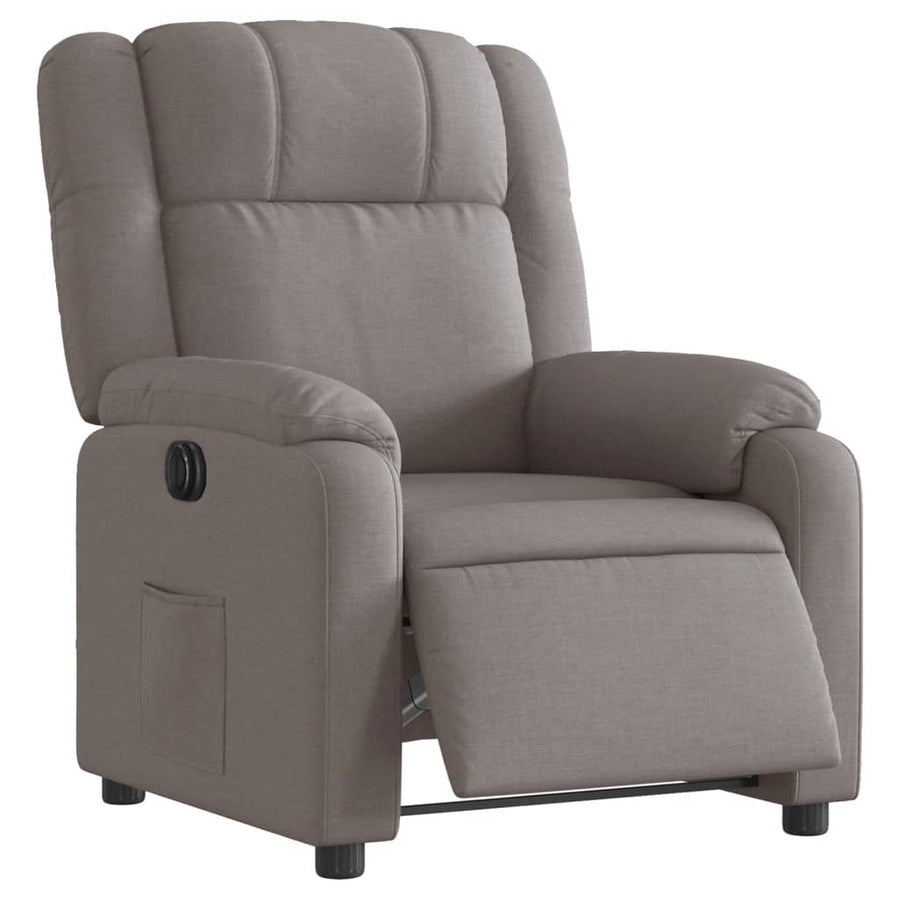 Fauteuil Verstelbaar Elektrisch Stof Taupe Nee Elektrisch verstelbaar