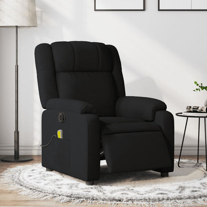 Massagestoel Stof Zwart Ja Elektrisch verstelbaar