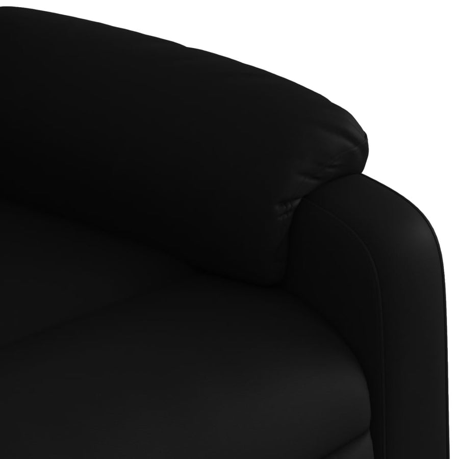 Fauteuil Kunstleer Zwart Nee Elektrisch verstelbaar
