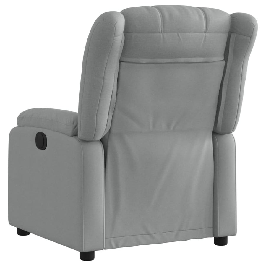 Fauteuil Stof Lichtgrijs Nee Elektrisch verstelbaar