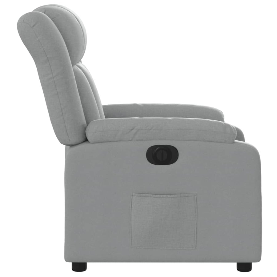 Fauteuil Stof Lichtgrijs Nee Elektrisch verstelbaar