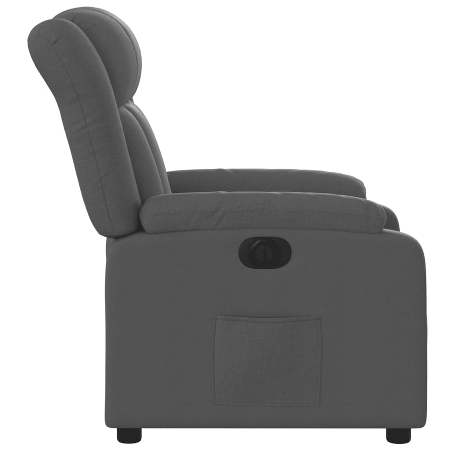 Fauteuil Stof Donkergrijs Nee Elektrisch verstelbaar
