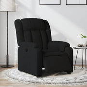 Fauteuil elektrisch verstelbaar stof zwart