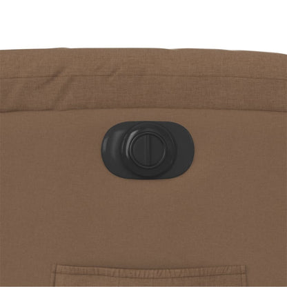 Fauteuil Verstelbaar Elektrisch Stof Bruin Nee Elektrisch verstelbaar