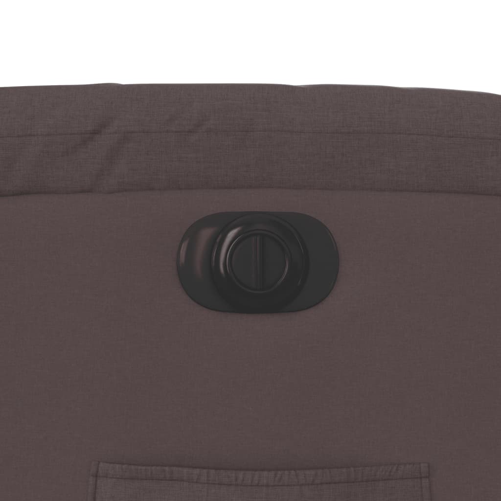 Fauteuil Verstelbaar Elektrisch Stof Donkerbruin Nee Elektrisch verstelbaar