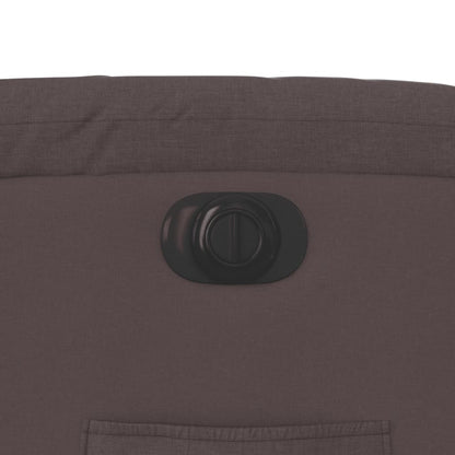 Fauteuil Verstelbaar Elektrisch Stof Donkerbruin Nee Elektrisch verstelbaar