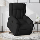 Electric Recliner Chair, Black Fabric
