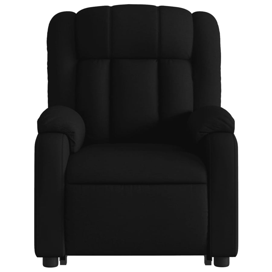 Sta-Op-Massagestoel Stof Zwart Ja Elektrisch verstelbaar