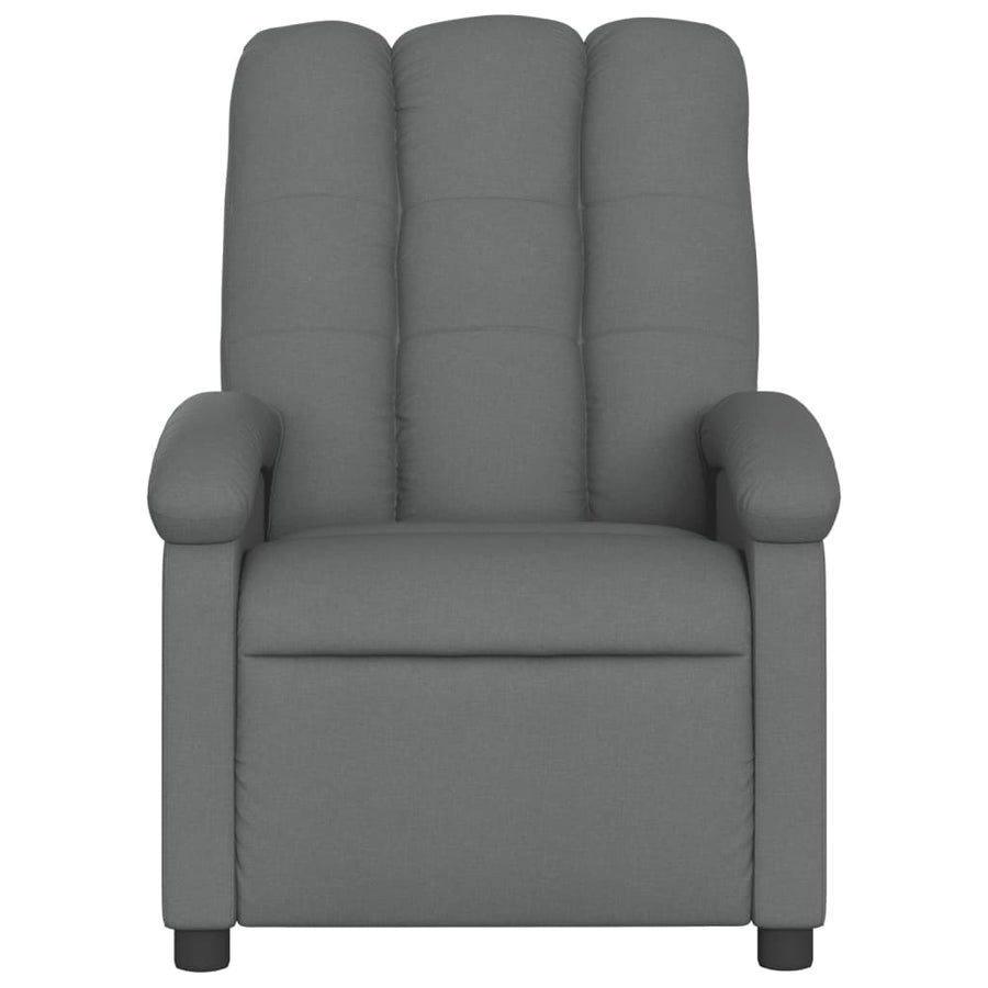 Relaxfauteuil Donkergrijze Stof