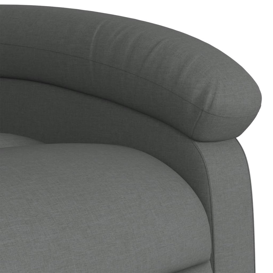 Relaxfauteuil Donkergrijze Stof