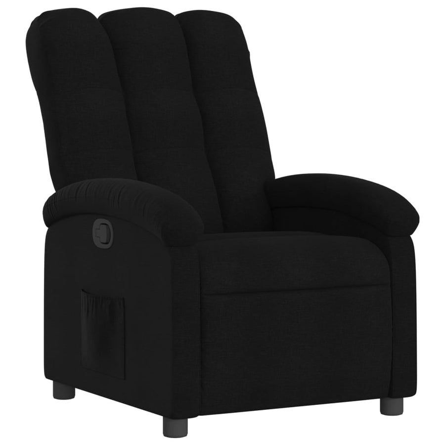 Relaxfauteuil Zwarte Stof