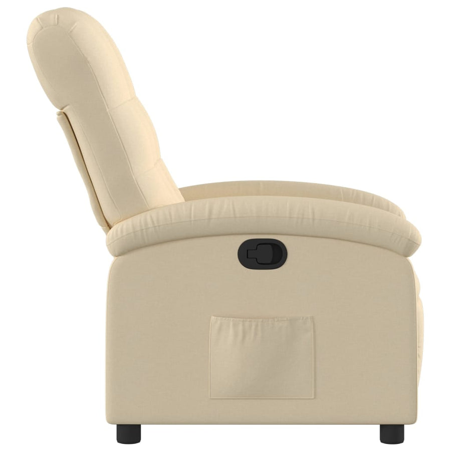 Relaxfauteuil Crème Stof