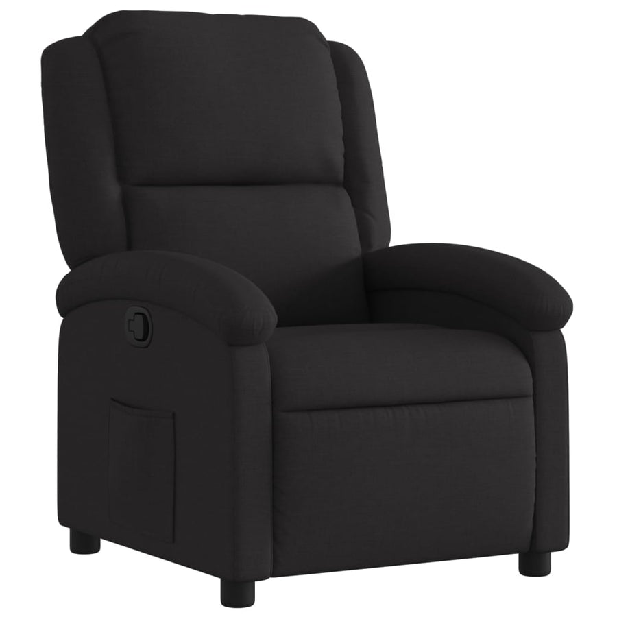 Relaxfauteuil Zwarte Stof