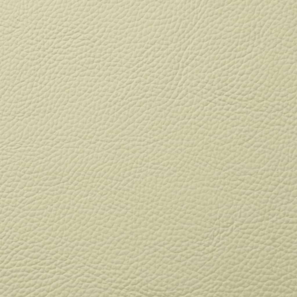 Relaxfauteuil crèmekleurig echt leer