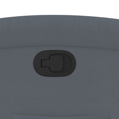 Relaxfauteuil Donkergrijs Fluweel