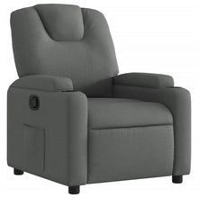 Relaxfauteuil Donkergrijze Stof