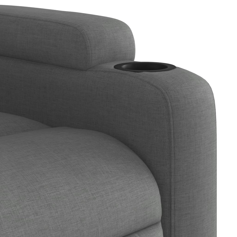 Relaxfauteuil Donkergrijze Stof