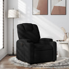 Relaxfauteuil stof zwart