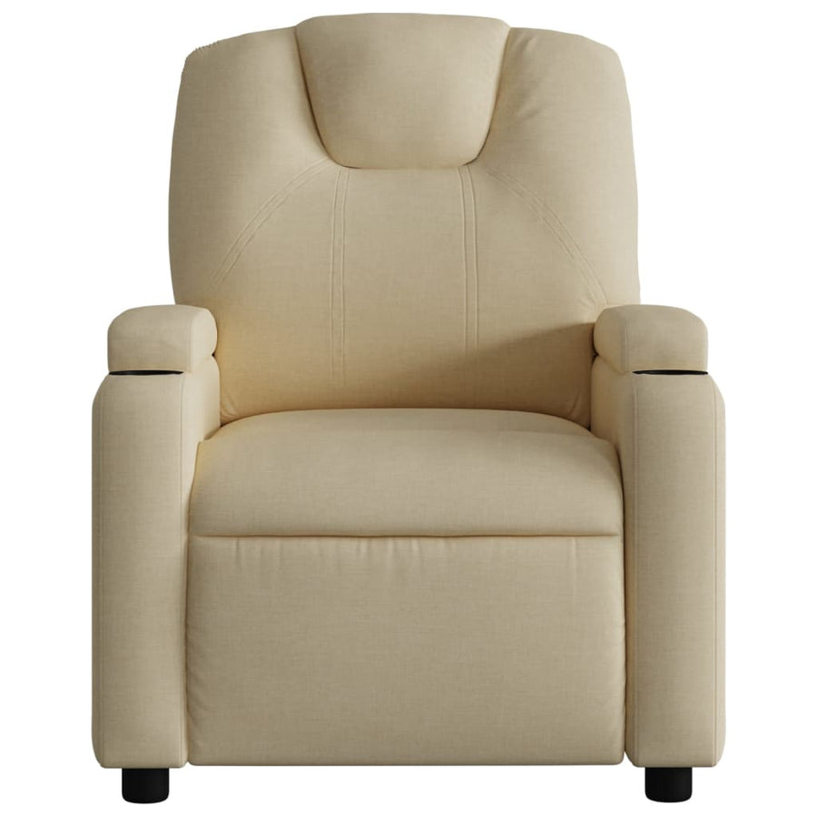 Relaxfauteuil Crème Stof