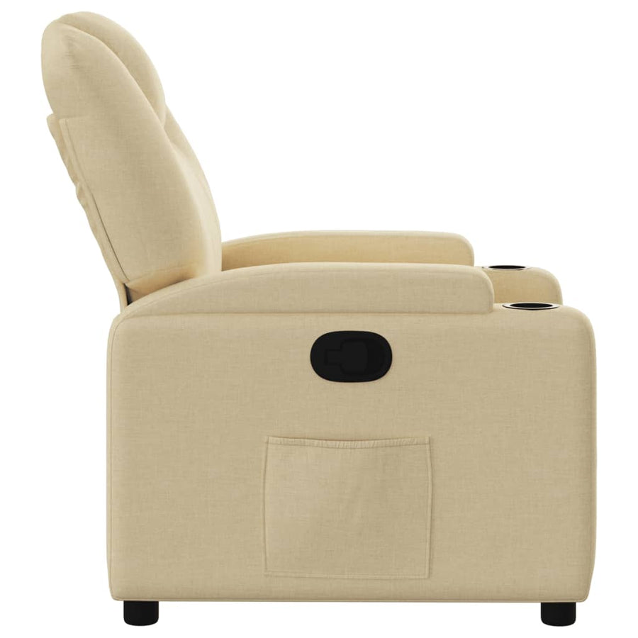 Relaxfauteuil Crème Stof