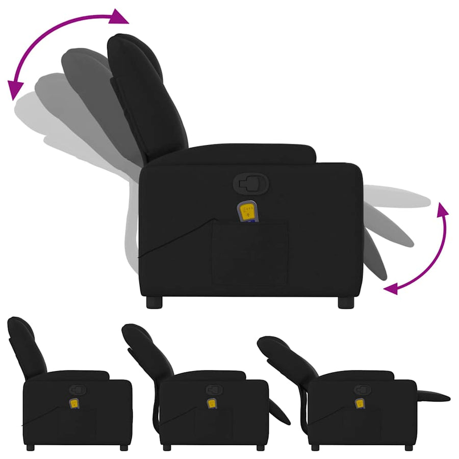 Massagestoel met Zwarte Stof